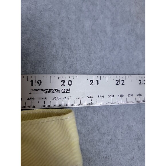 Levis Mens 501 Jeans 40x34 Straight Yellow Button Fly Yellow High Shrink Rigid - Picture 8 of 16